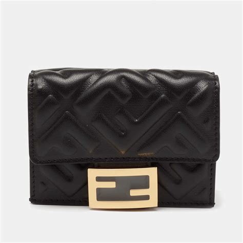 borsa fendi 2024|fendi black wallet.